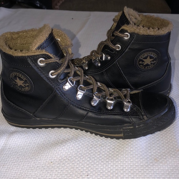 sherpa lined chuck taylors